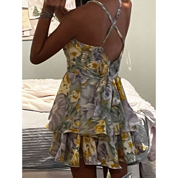 Multicolor  Size 2 A-line dress - Picture 2 of 2